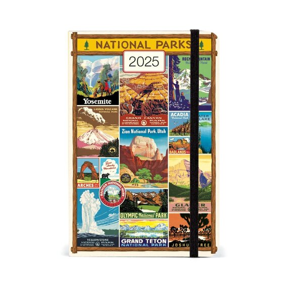 Cavallini & Co. National Parks 2025 Pocket Weekly Planner, 4"x6" - Picture 1 of 8